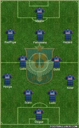 Albirex Niigata Formation 2019