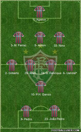 Fluminense FC Formation 2019
