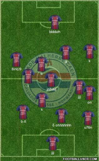 Stade Malherbe Caen Basse-Normandie football formation