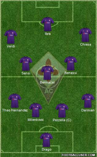 Fiorentina Formation 2019