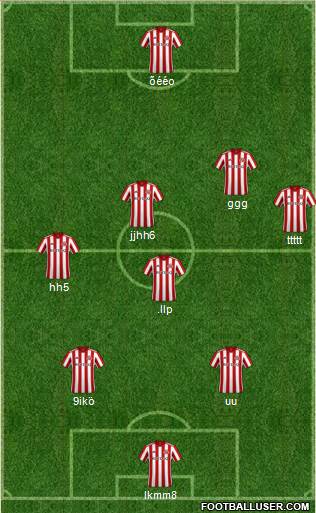 Sunderland football formation