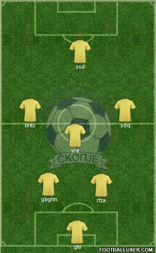 FK Cementarnica 55 Skopje Formation 2019