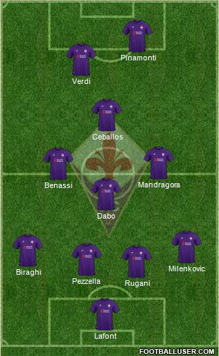 Fiorentina Formation 2019