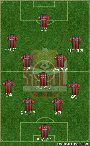 FC Seoul Formation 2019