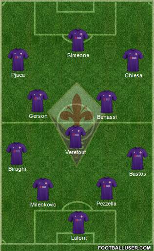 Fiorentina Formation 2019