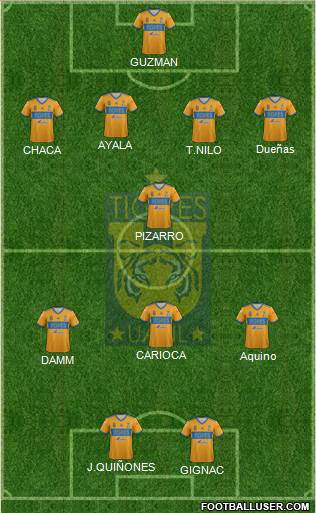 Club Universitario de Nuevo León Formation 2019