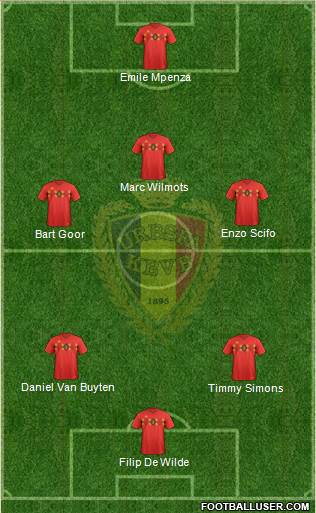 Belgium Formation 2019