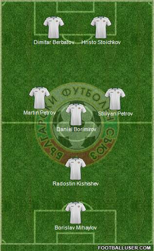 Bulgaria football formation