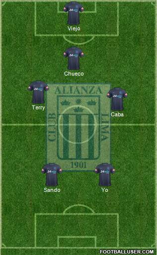 C Alianza Lima Formation 2019