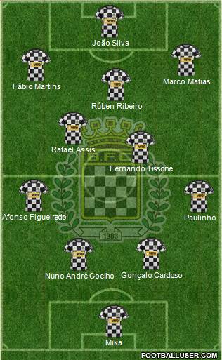 Boavista Futebol Clube - SAD 3-5-2 football formation