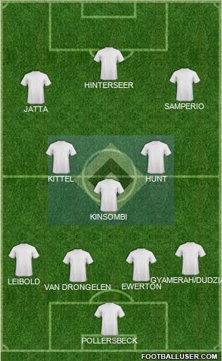 Hamburger SV football formation