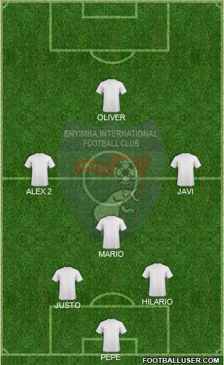Enyimba International Football Club Formation 2019