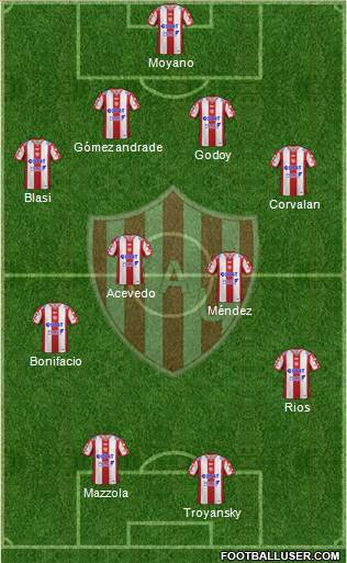 Unión de Santa Fe Formation 2019