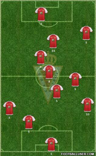 Real Murcia C.F., S.A.D. football formation