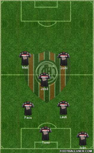 Chacarita Juniors Formation 2019