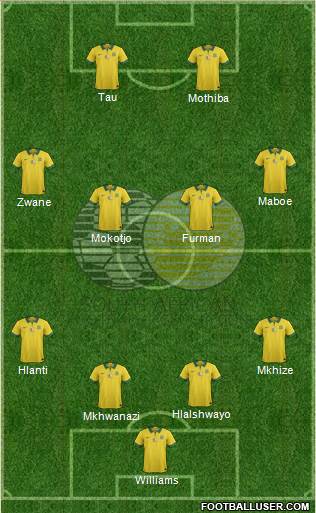 South Africa football formation