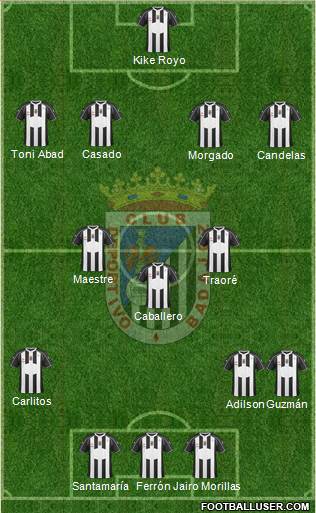 C.D. Badajoz S.A.D. Formation 2019