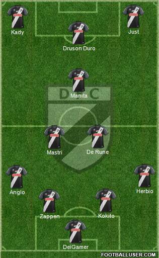 Danubio Fútbol Club Formation 2019
