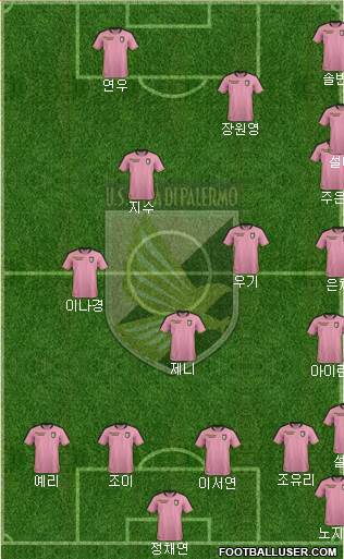 Città di Palermo football formation