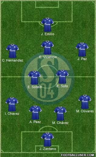 FC Schalke 04 Formation 2019