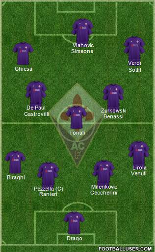 Fiorentina Formation 2019