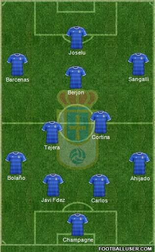 Real Oviedo S.A.D. Formation 2019