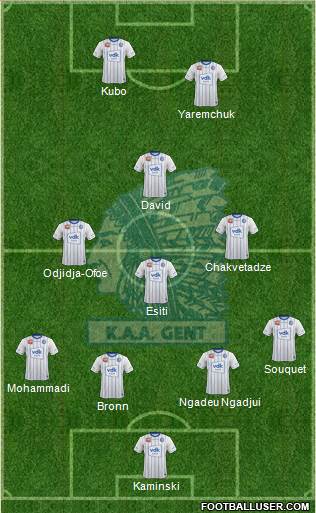 KAA Gent Formation 2019