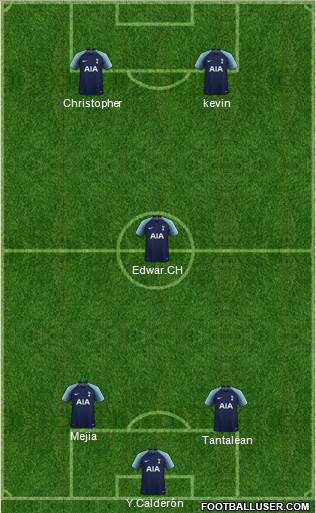 Tottenham Hotspur Formation 2019