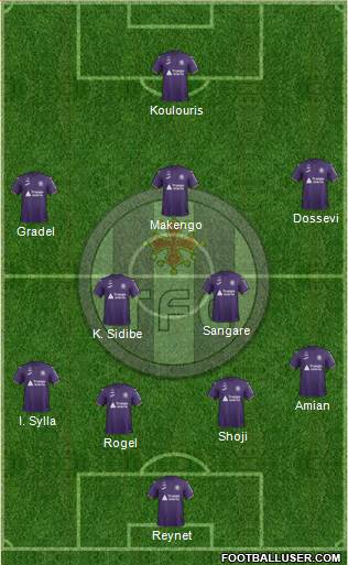 Toulouse Football Club Formation 2019