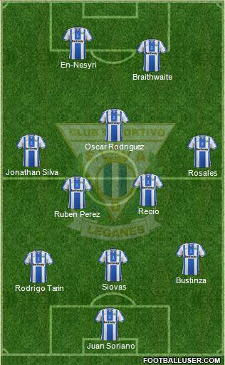 C.D. Leganés S.A.D. football formation