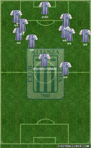 C Alianza Lima Formation 2019