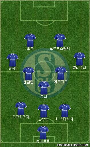 FC Schalke 04 Formation 2019