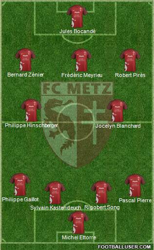 Football Club de Metz football formation