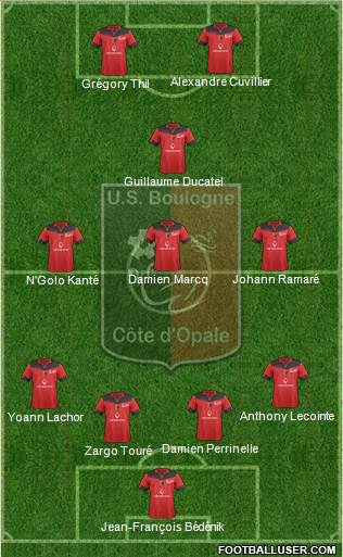 Union Sportive Boulogne Côte d'Opale Formation 2019