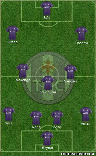 Toulouse Football Club Formation 2019