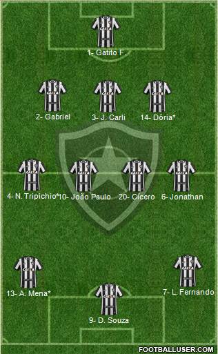 Botafogo FR Formation 2019