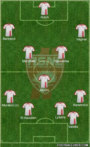 A.S. Nancy Lorraine football formation