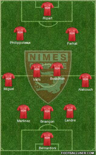 Nîmes Olympique Formation 2019