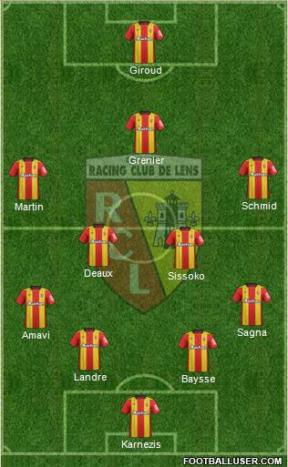 Racing Club de Lens Formation 2019