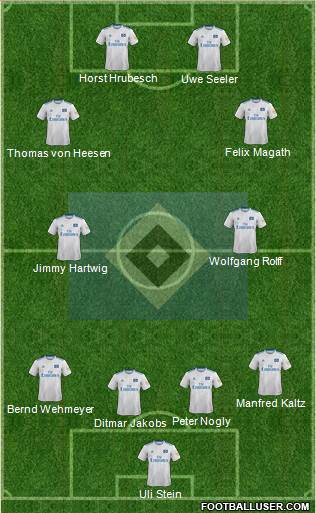 Hamburger SV football formation