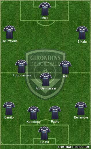 FC Girondins de Bordeaux Formation 2019