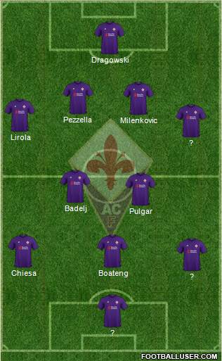 Fiorentina Formation 2019