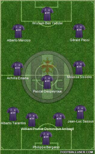 Toulouse Football Club Formation 2019