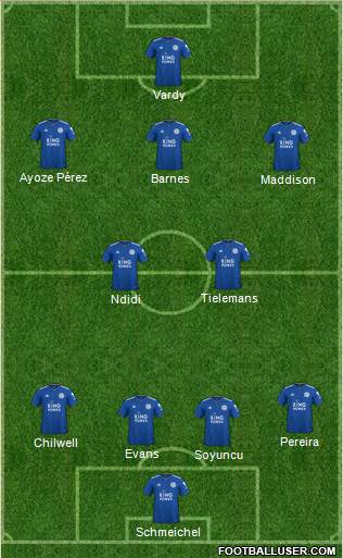 Leicester City Formation 2019