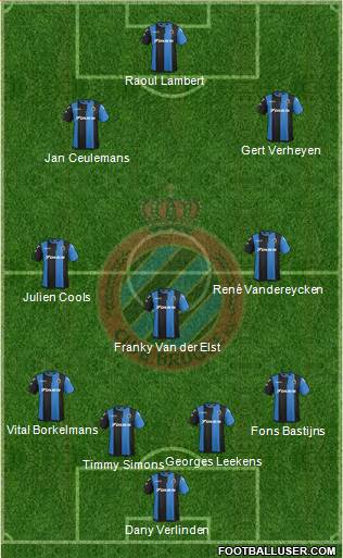 Club Brugge KV Formation 2019