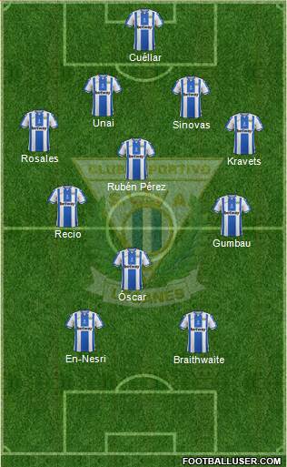 C.D. Leganés S.A.D. football formation