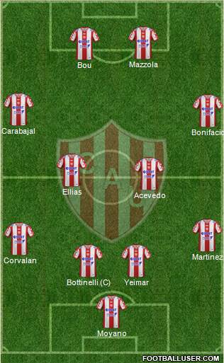 Unión de Santa Fe Formation 2019
