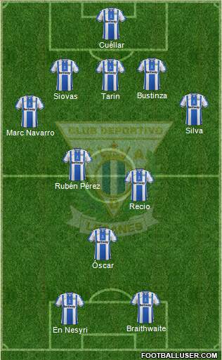 C.D. Leganés S.A.D. football formation