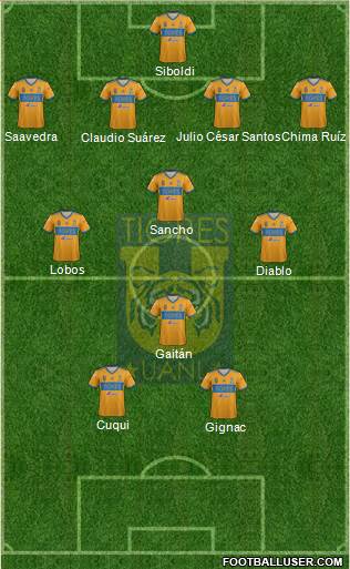 Club Universitario de Nuevo León Formation 2019