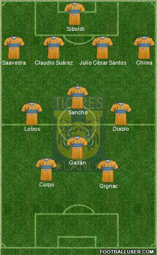 Club Universitario de Nuevo León Formation 2019